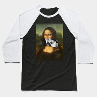 Mona lisa Baseball T-Shirt